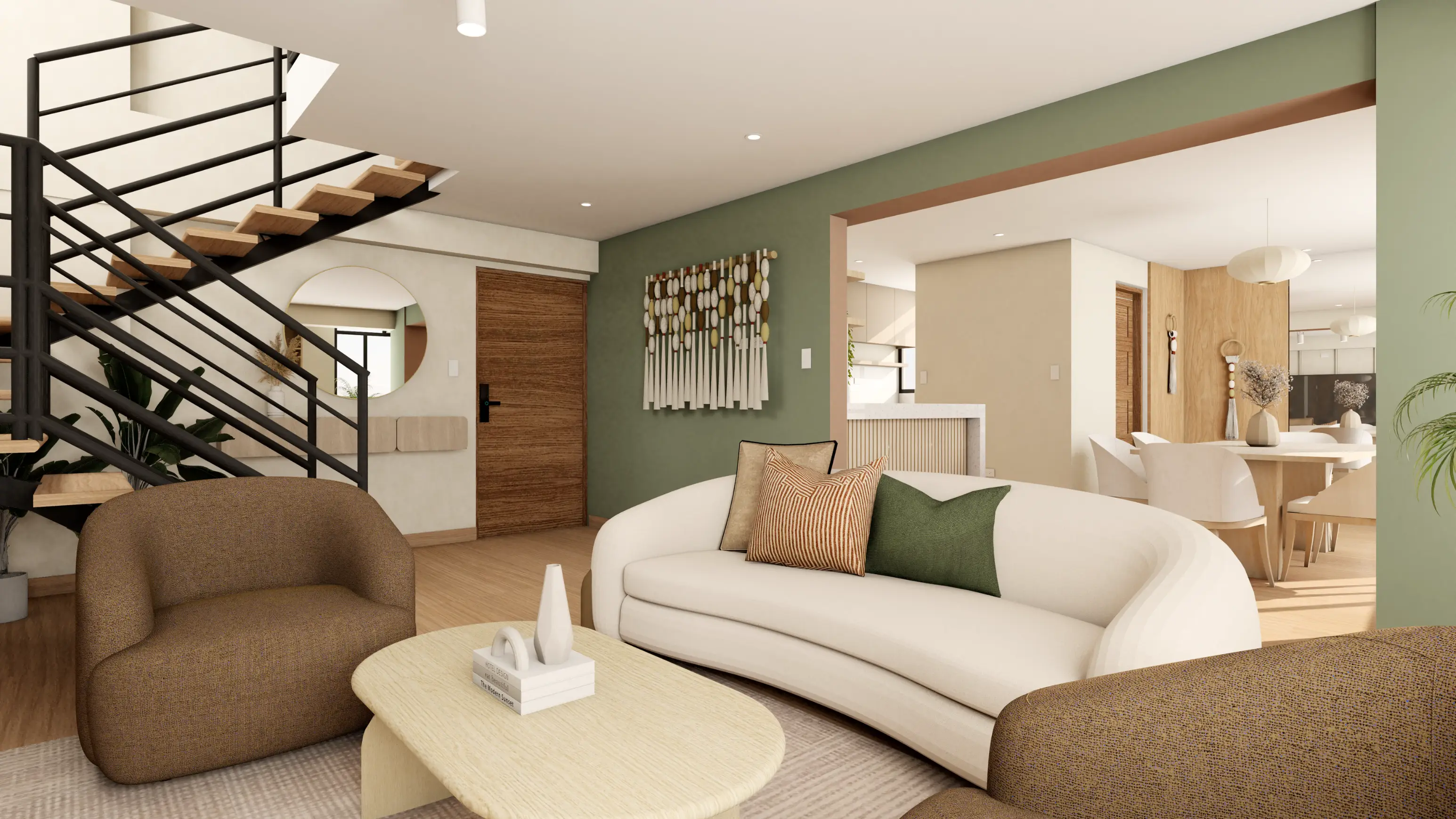 Detalle de materiales naturales y plantas — Duplex Huancaro